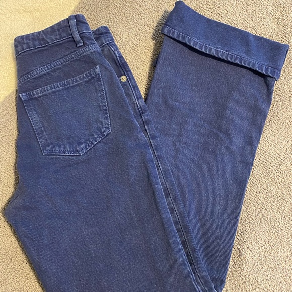 blue and purple boot cut Zara jeans - Picture 4 of 4